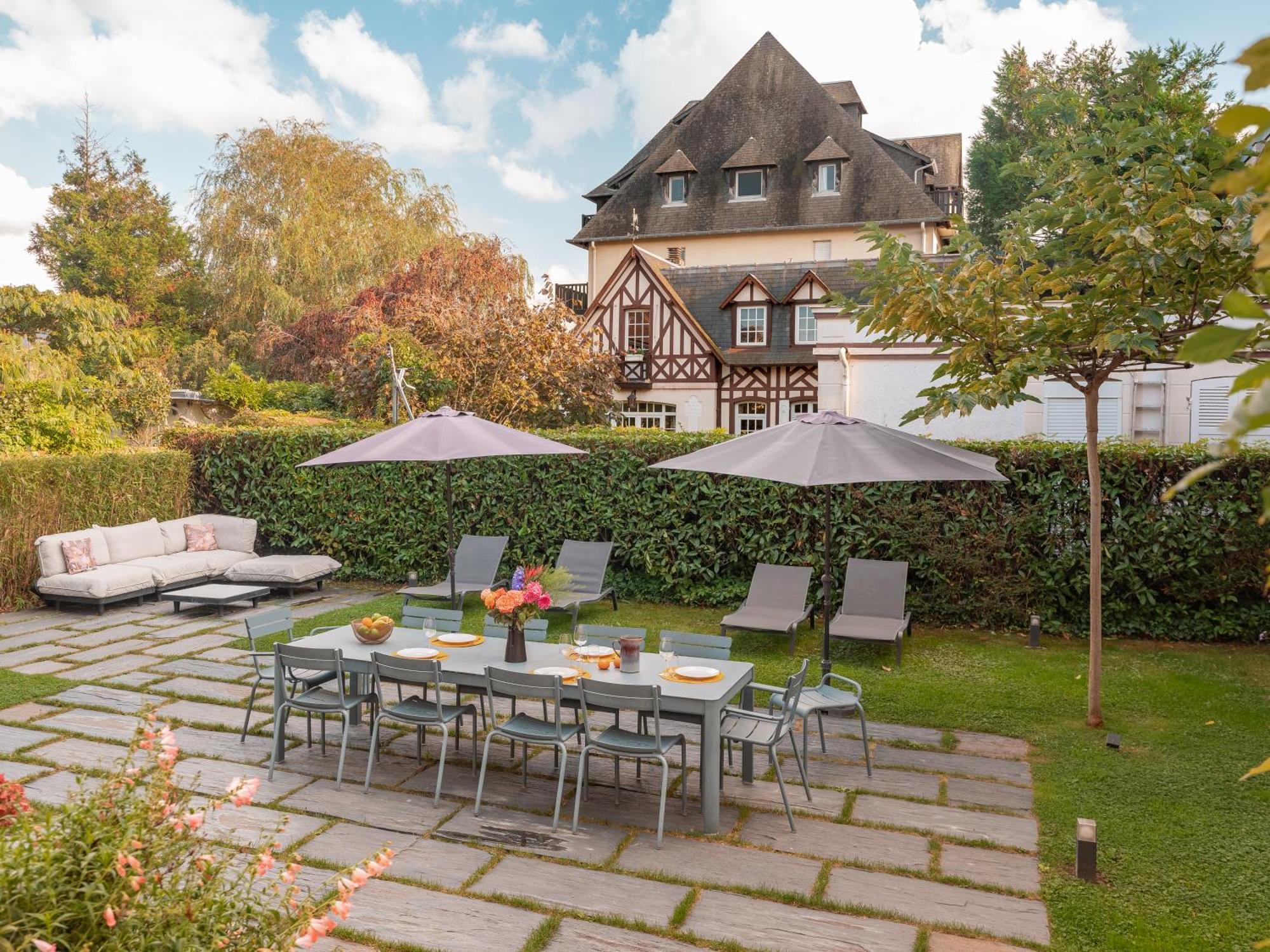 Villa Berry Centre Deauville - Chic & Stylee - Magnifique Jardin Exteriér fotografie